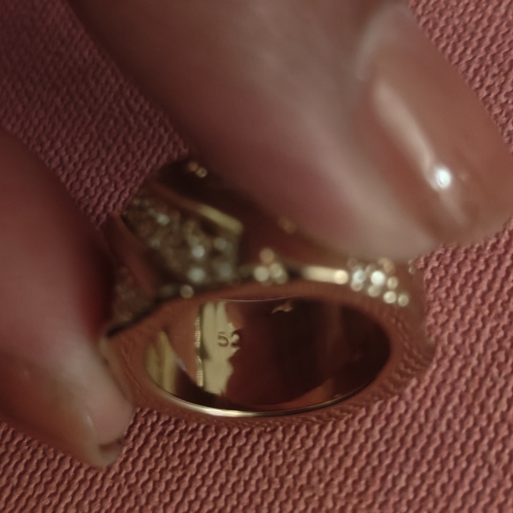 Swarovski Emblema Gold Tone Ring - Picture 3 of 6